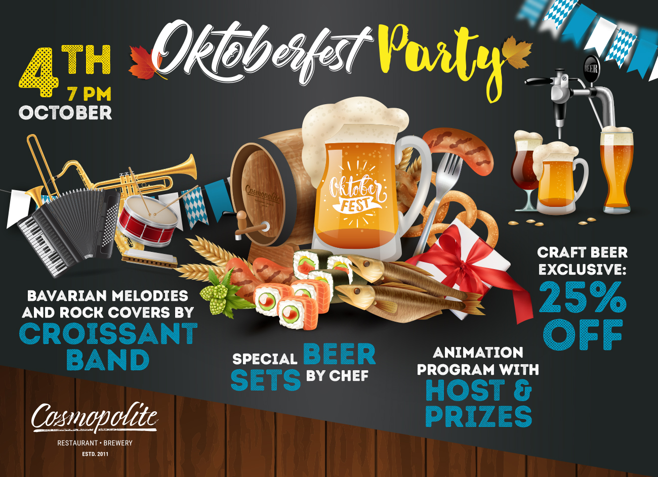 Oktoberfest Party at Cosmopolite! 