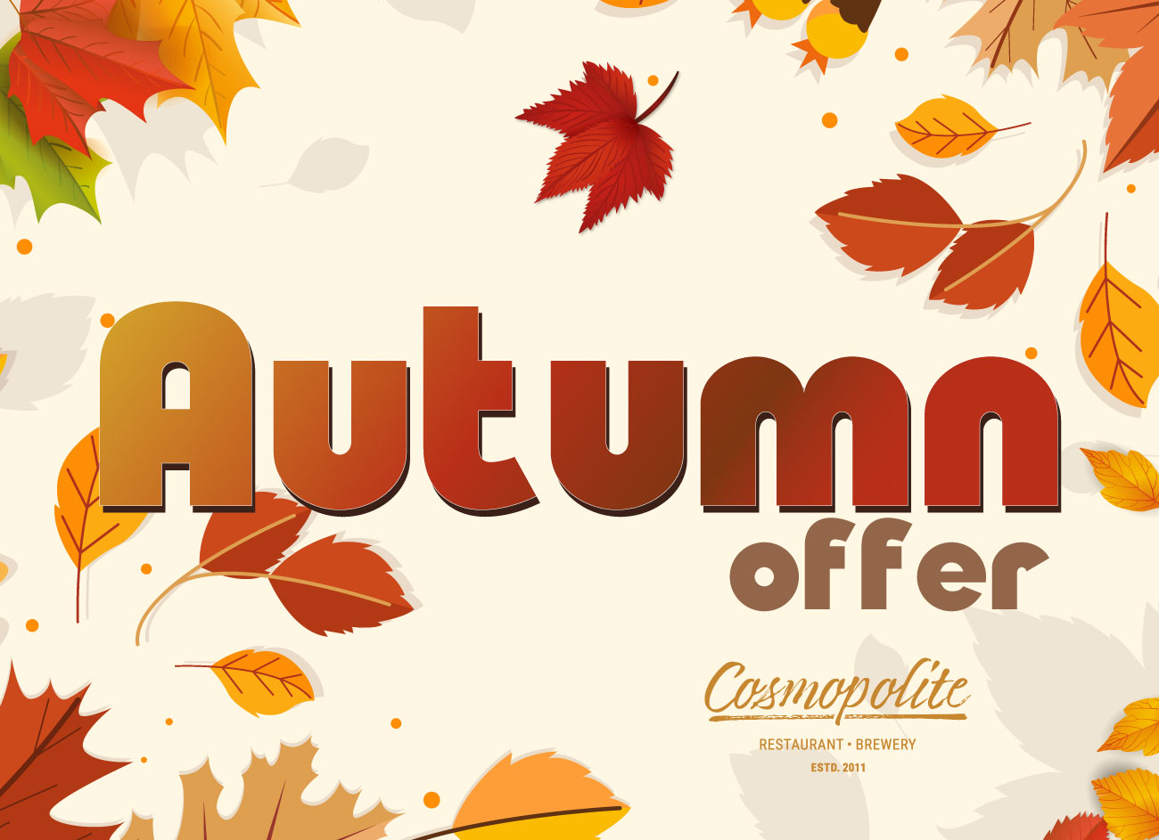 Autumn special offer by Chef