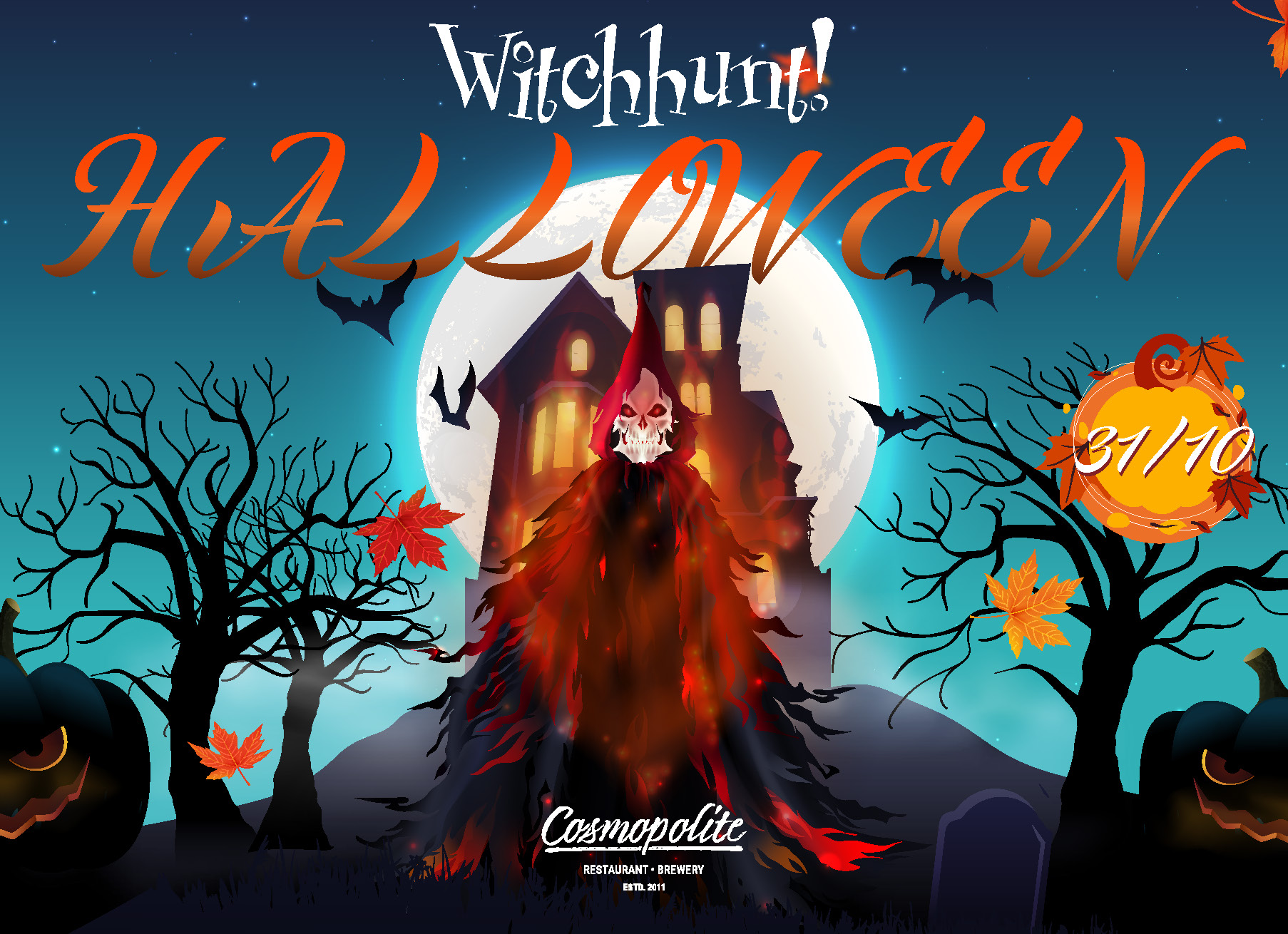 Halloween at Cosmopolite: witch hunt