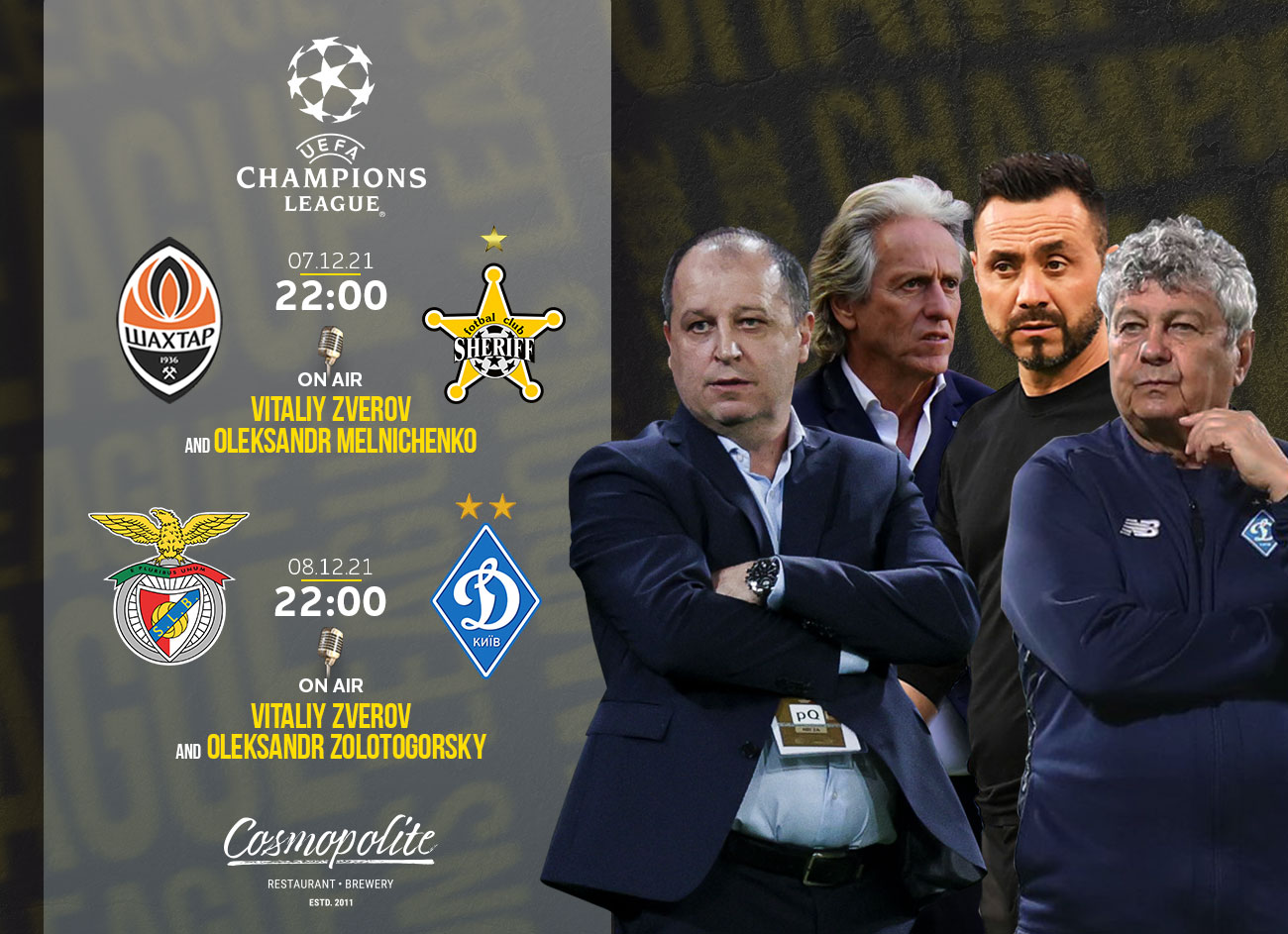 Champions League battles: the last matches of 2021!