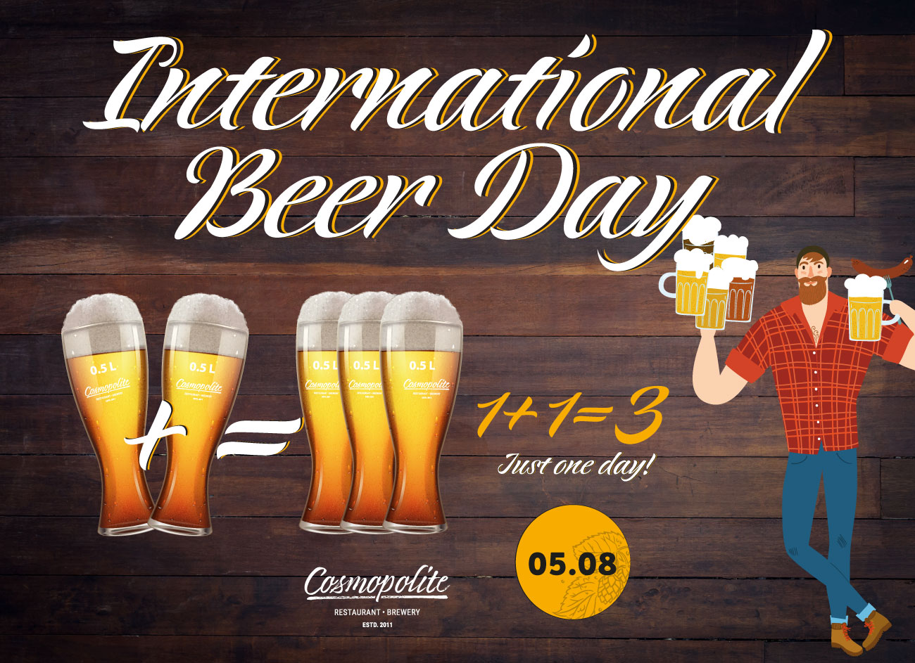 International Beer Day: our treat!