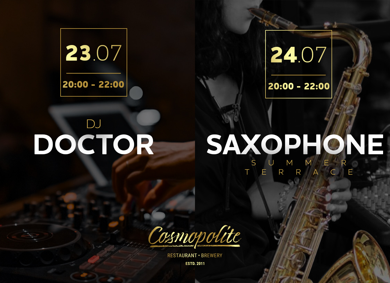 Live music в Cosmopoite! Запалимо липень!