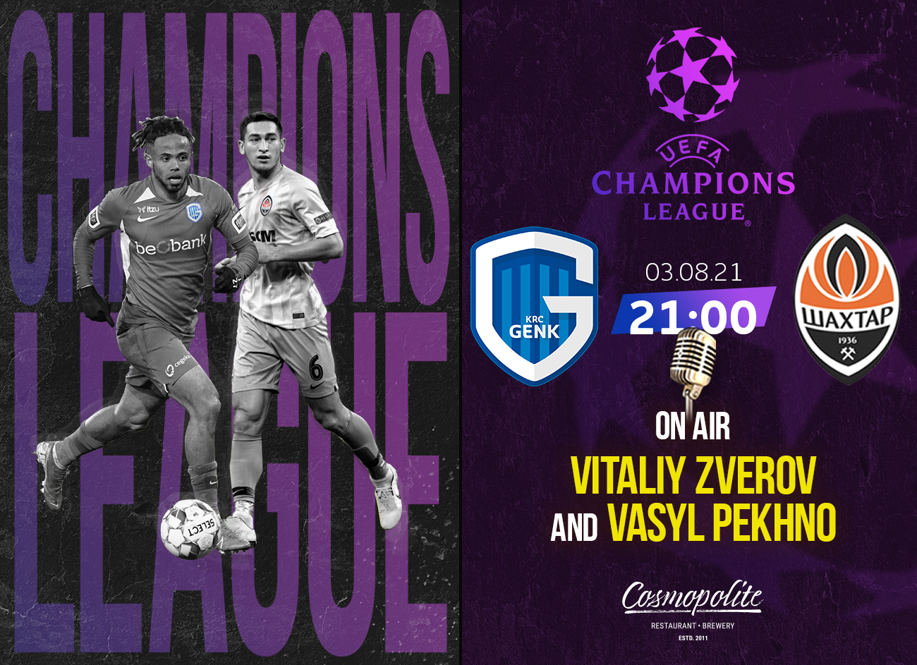 Champions League is back to Cosmopolite!