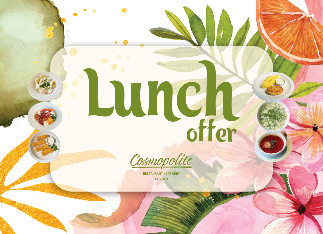 Lunch offer at Cosmopolite: Try the good one!