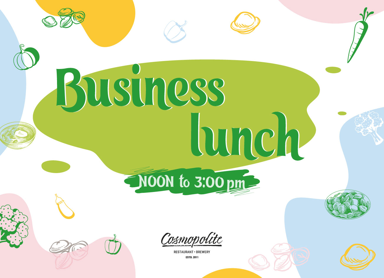 All-new lunch at Cosmopolite: check it out!