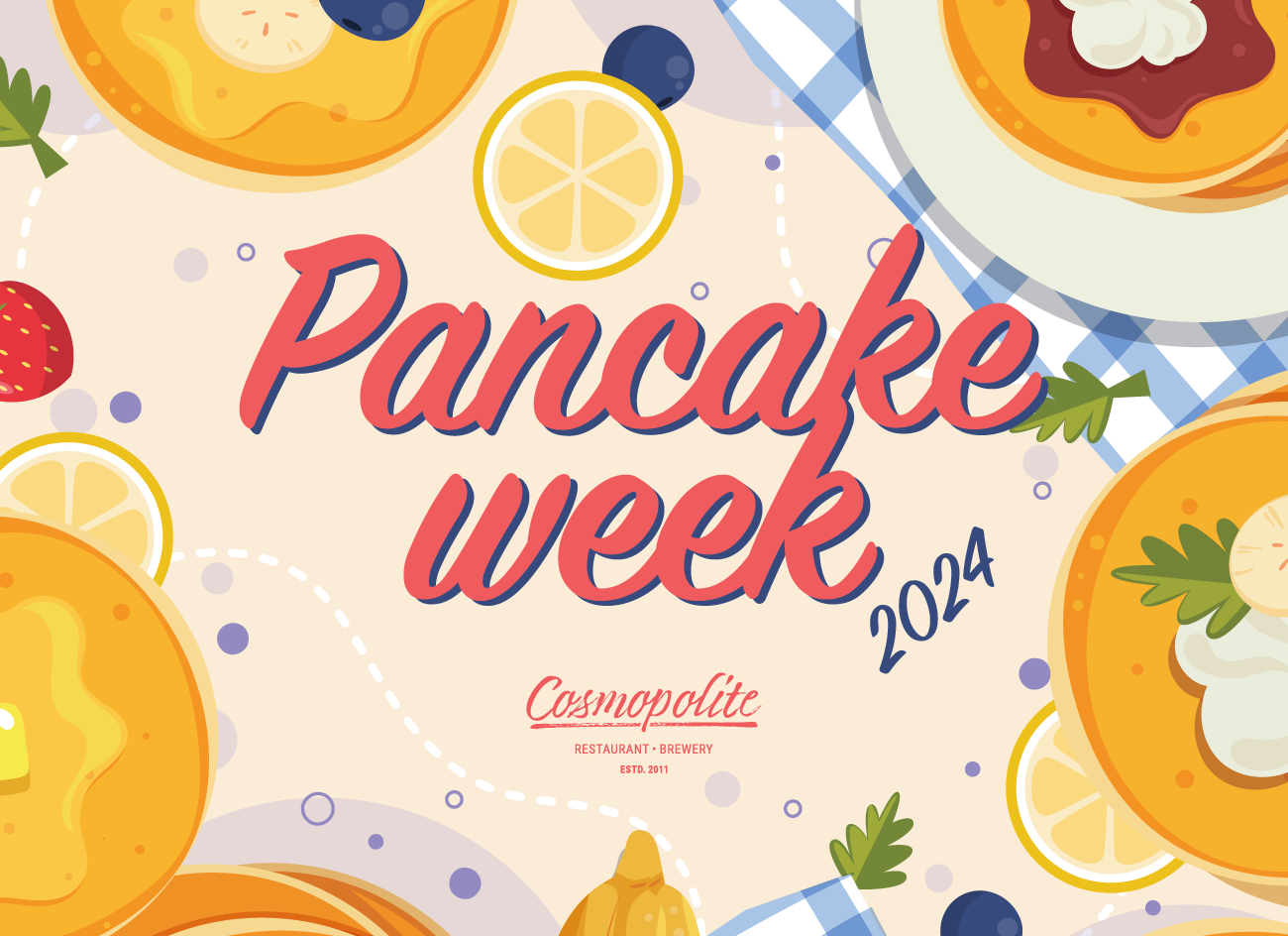 Pancake week at Cosmopolite: a lot of pancakes!