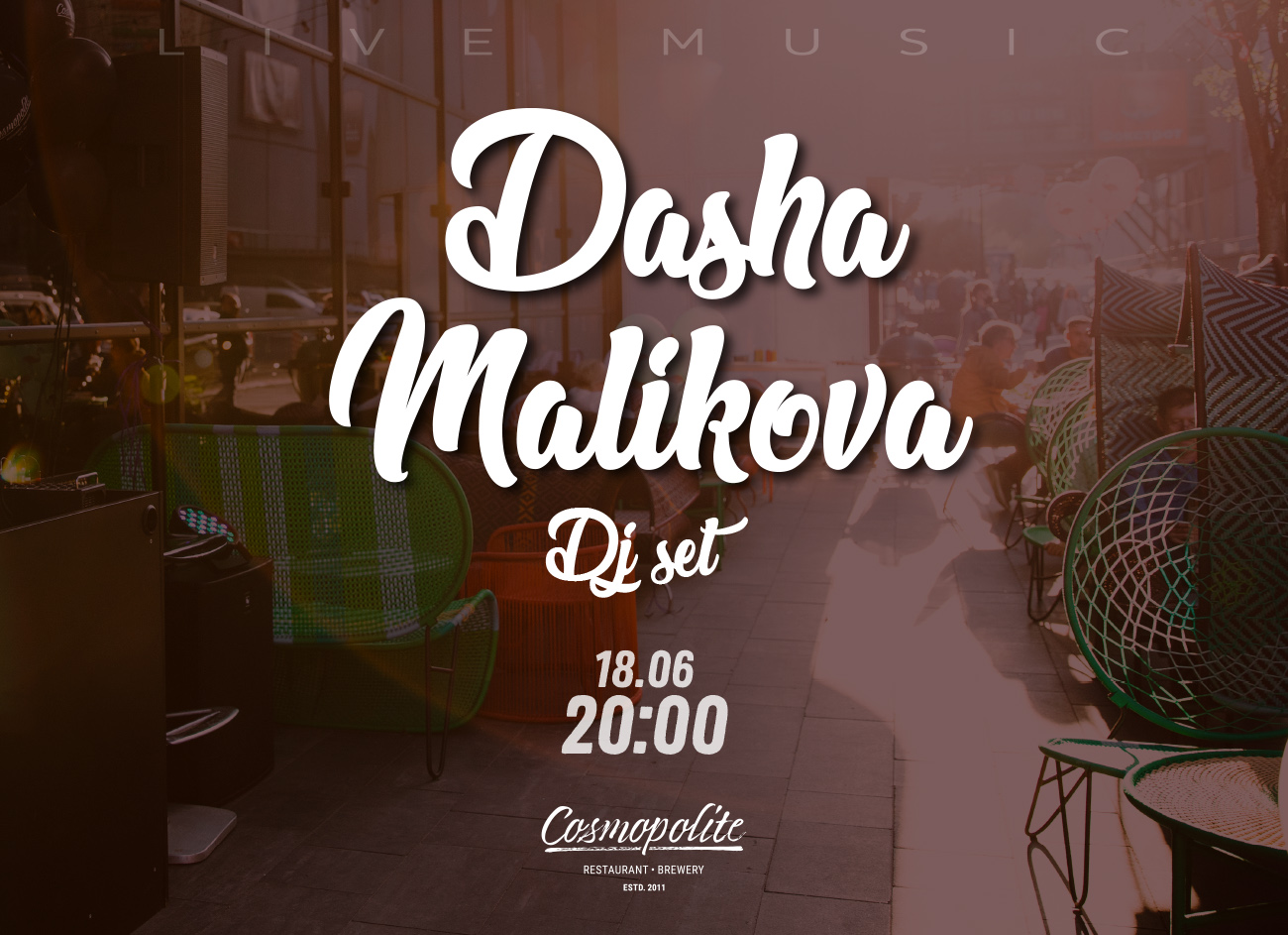 DJ Friday в Cosmopoite! Live!