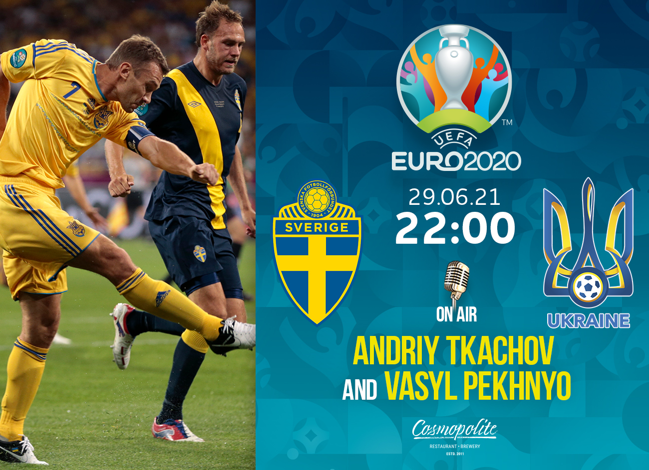 Euro 2020 at Cosmopolite: 1/8 final!