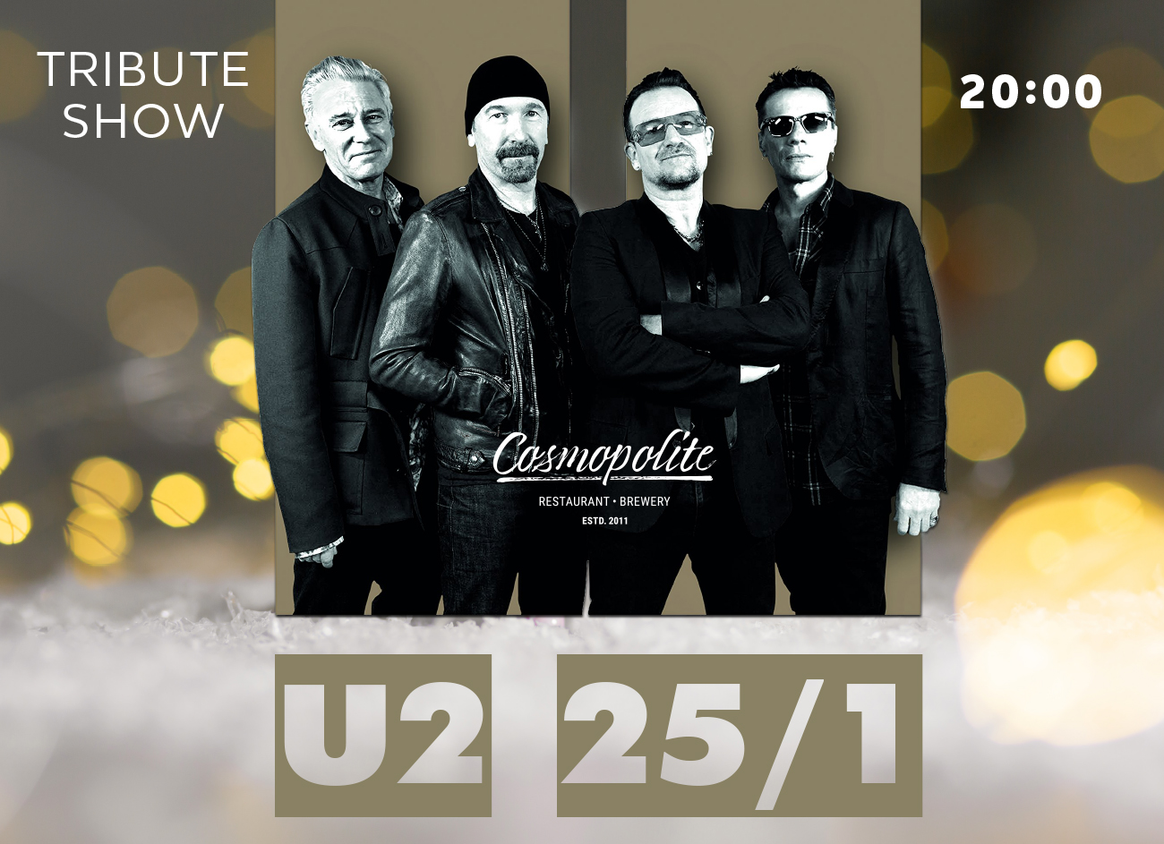 Триб`ют U2 в Cosmopolite!