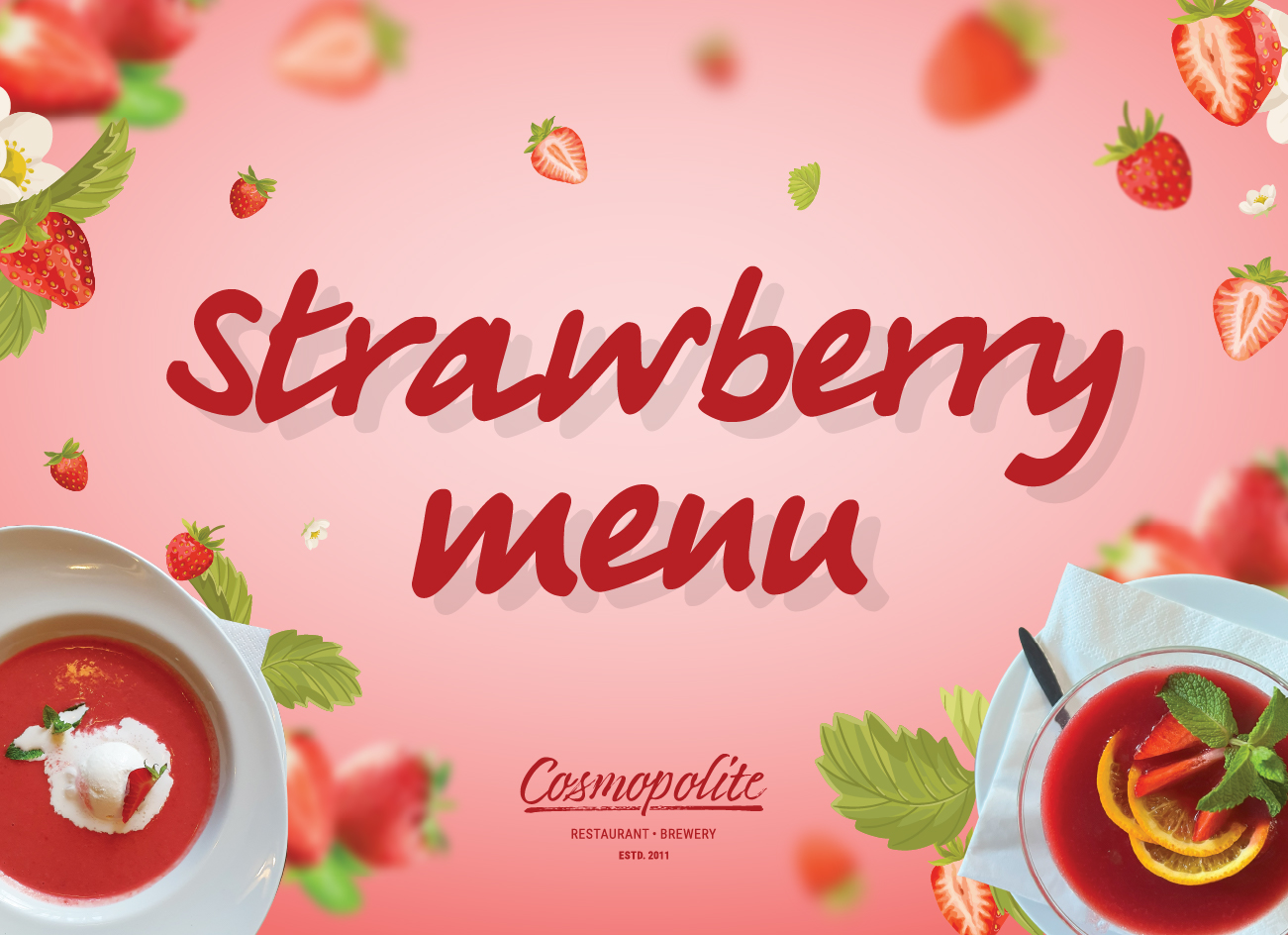 Strawberry season opening now! 